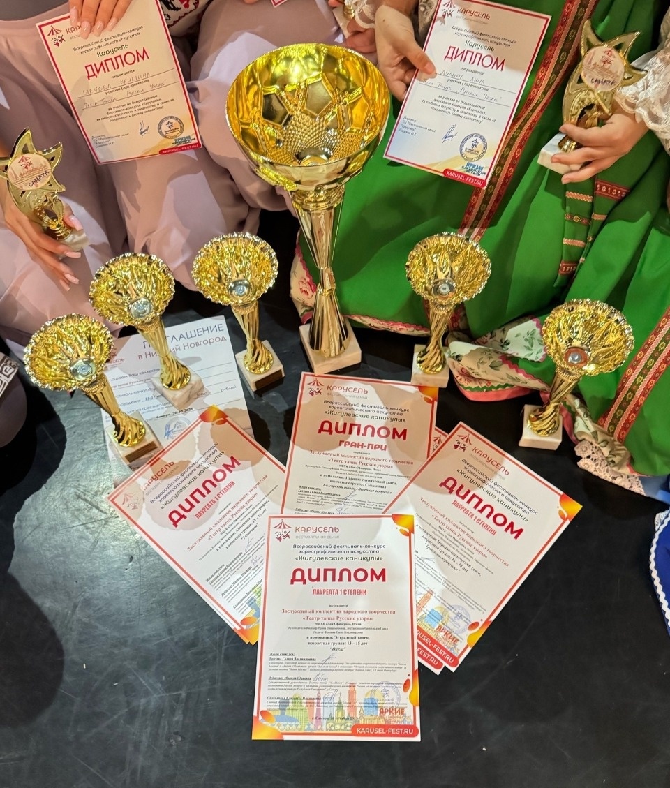 Псковский театр танца «Русские узоры» взял гран-при на фестивале в Самаре