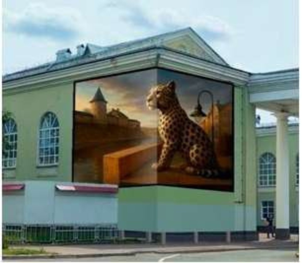 На здании Городского культурного центра Пскова появится огромный светодиодный экран