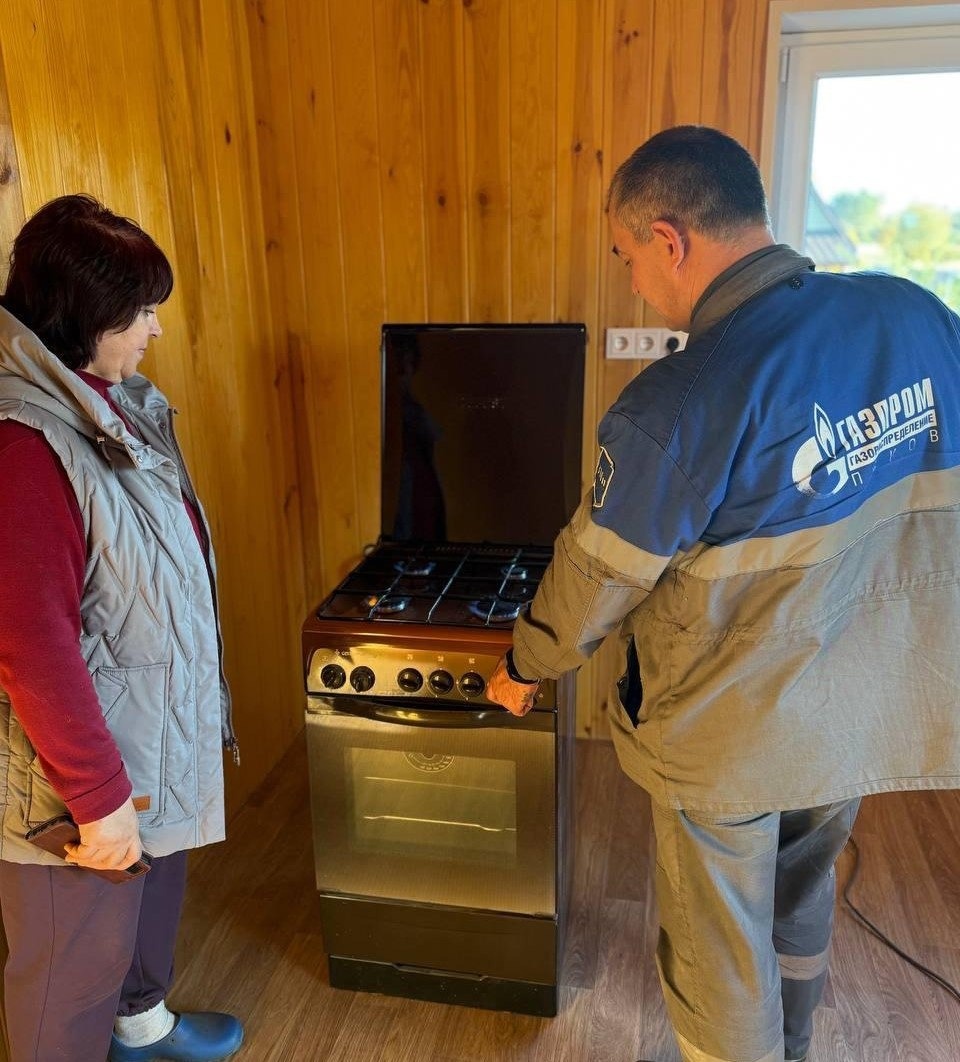 В деревне Струково Псковского округа ввели в эксплуатацию газопровод