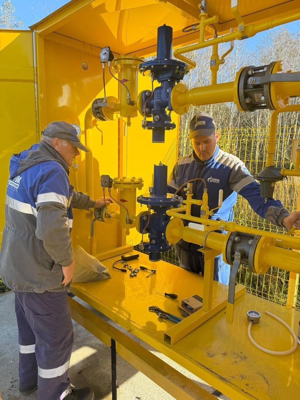 В деревне Струково Псковского округа ввели в эксплуатацию газопровод