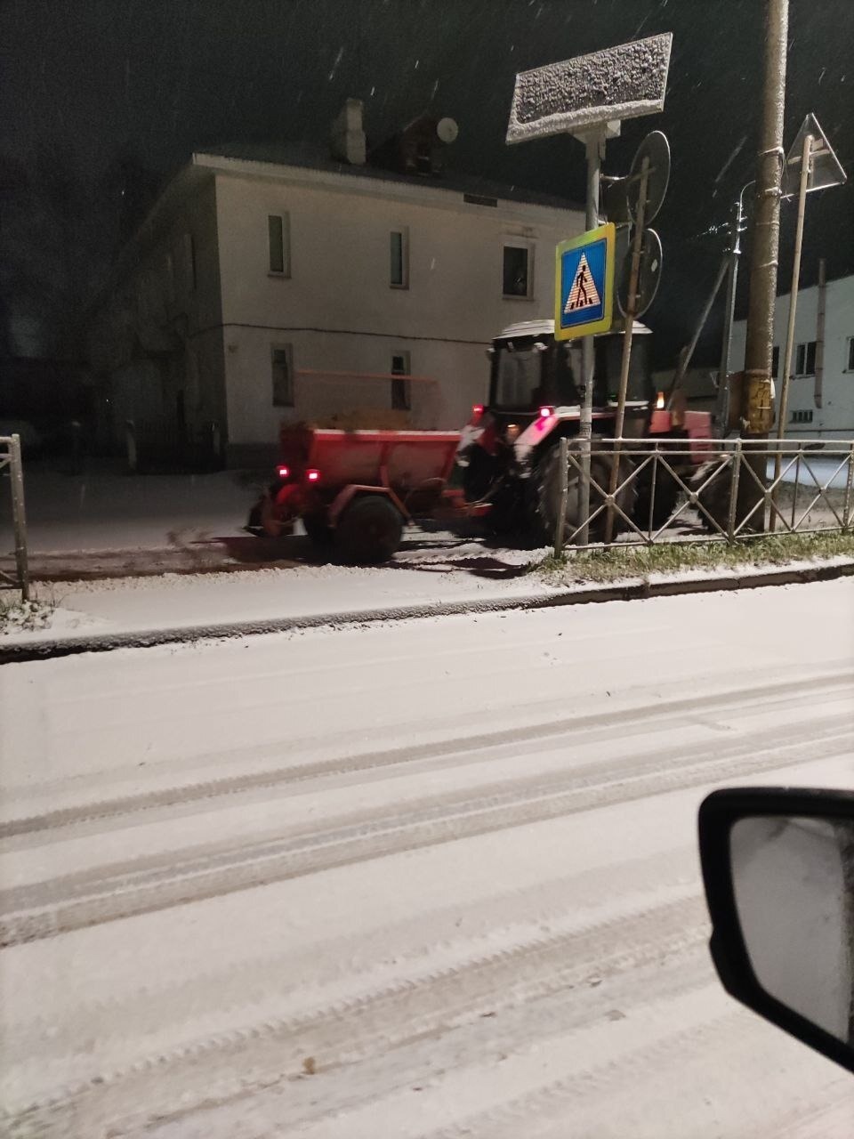 Первый в этом сезоне снег выпал в Великих Луках