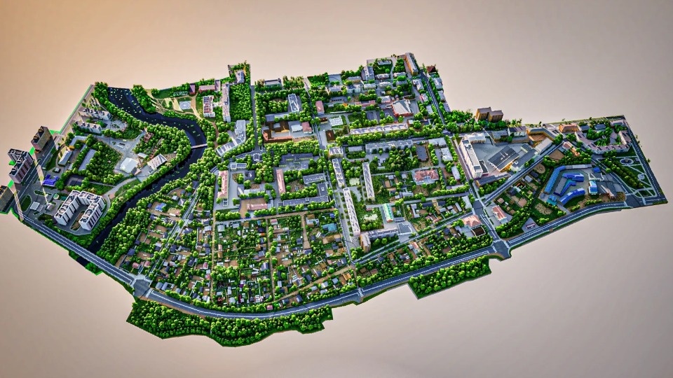 Великие Луки воссоздают в игре Minecraft