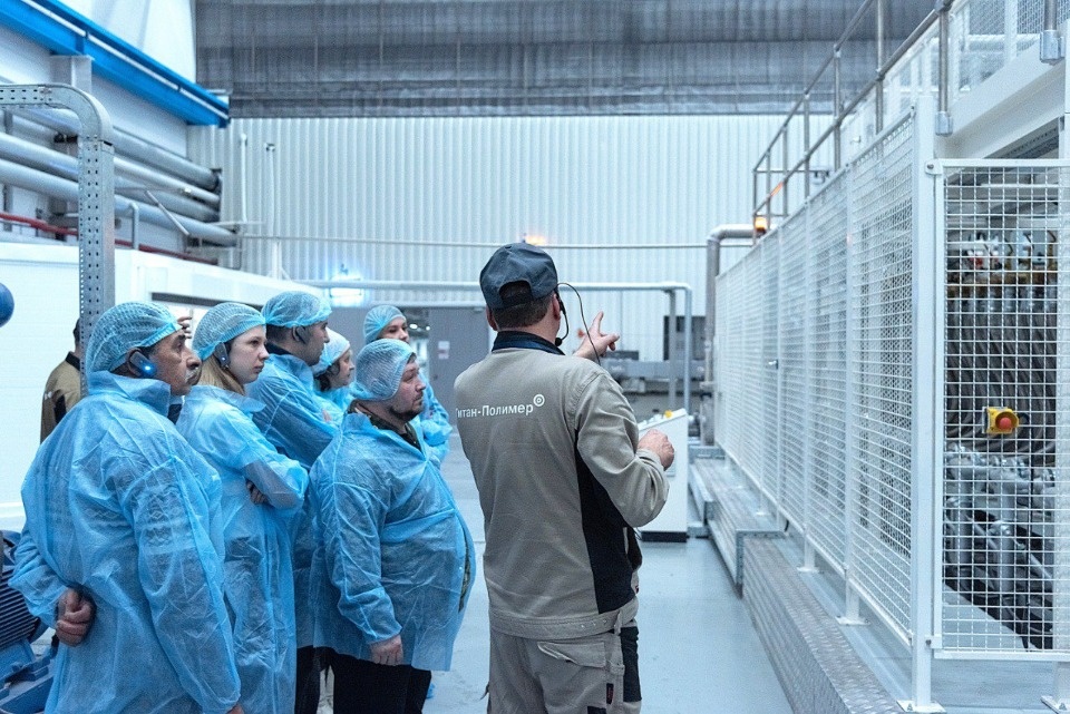 Ветераны СВО познакомились с возможностями трудоустройства на заводе «Титан-Полимер» Ветераны СВО познакомились с возможностями трудоустройства на заводе «Титан-Полимер»