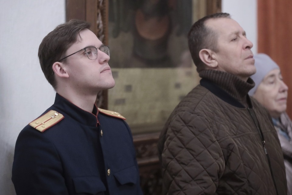 Мощи великомученика Георгия Победоносца встретили в Пскове 