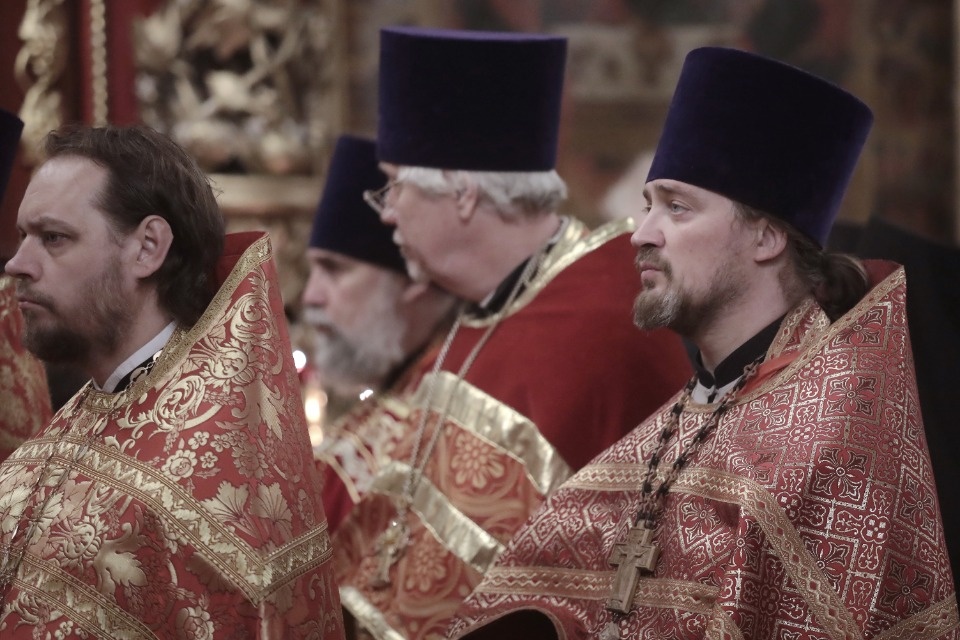 Мощи великомученика Георгия Победоносца встретили в Пскове 