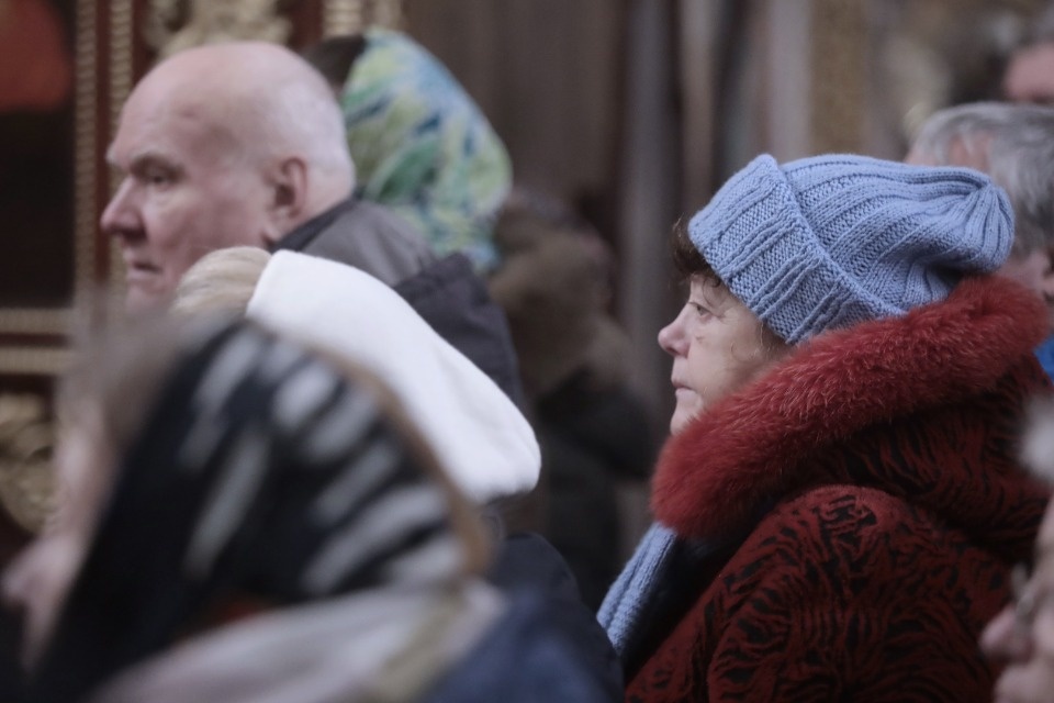 Мощи великомученика Георгия Победоносца встретили в Пскове 