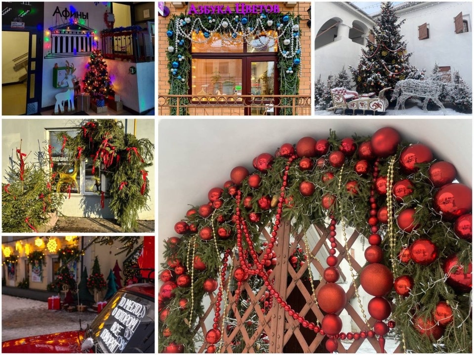 Конкурс на лучшее новогоднее оформление проводится в Пскове 