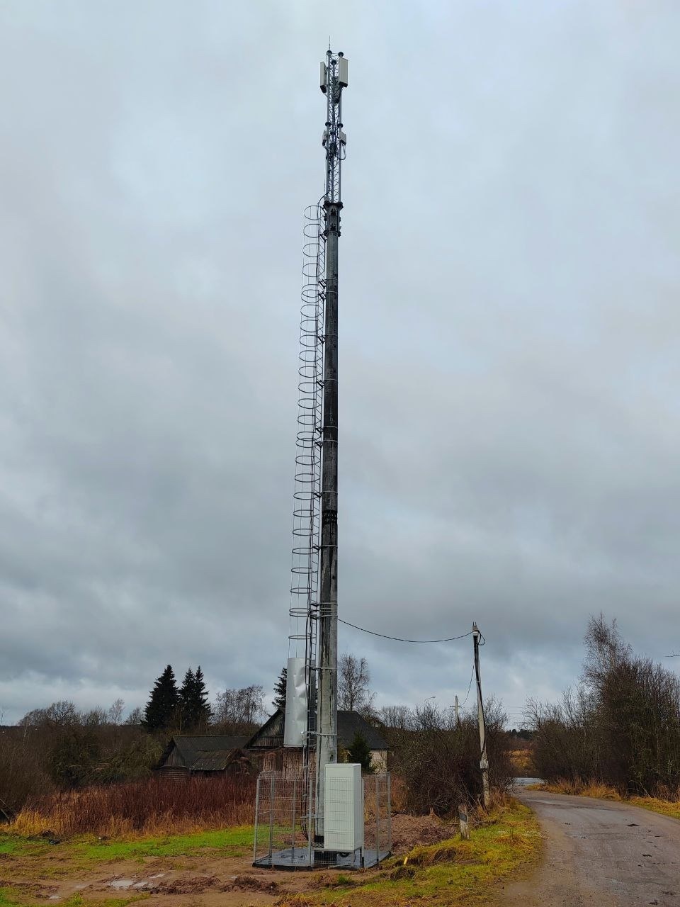 Новая вышка мобильной связи появилась в Опочецком районе