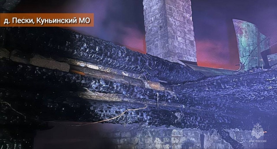 Женщина погибла во время пожара в жилом доме в Куньинском районе