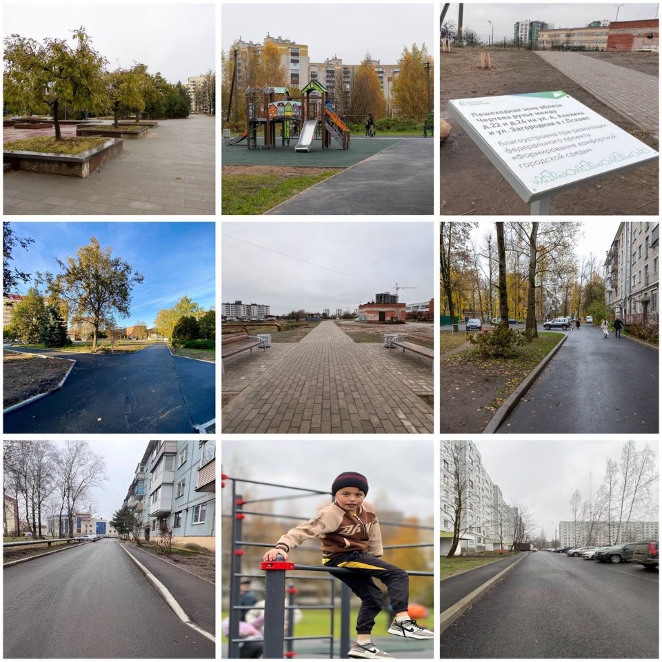 Работы по благоустройству сквера у гостиницы «Рижская» в Пскове завершены на 75% Работы по благоустройству сквера у гостиницы «Рижская» в Пскове завершены на 75%
