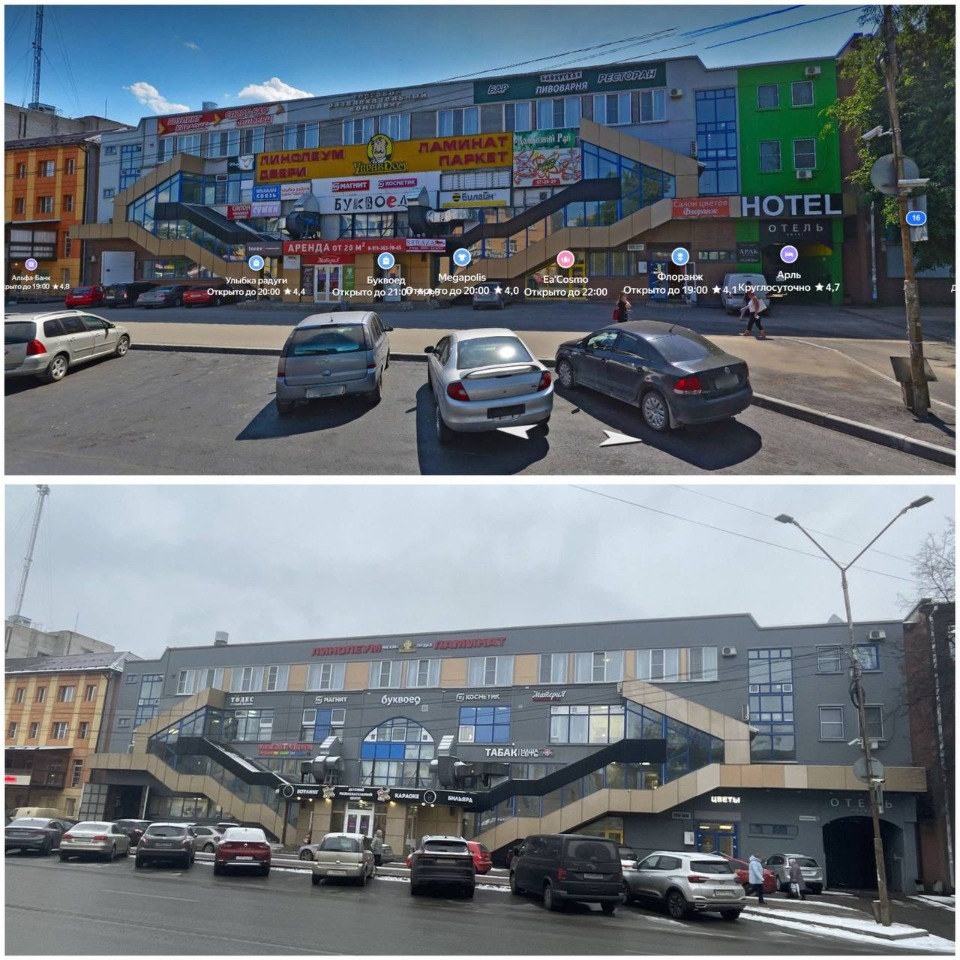 Более тысячи вывесок принудительно демонтировали в Пскове за пять лет