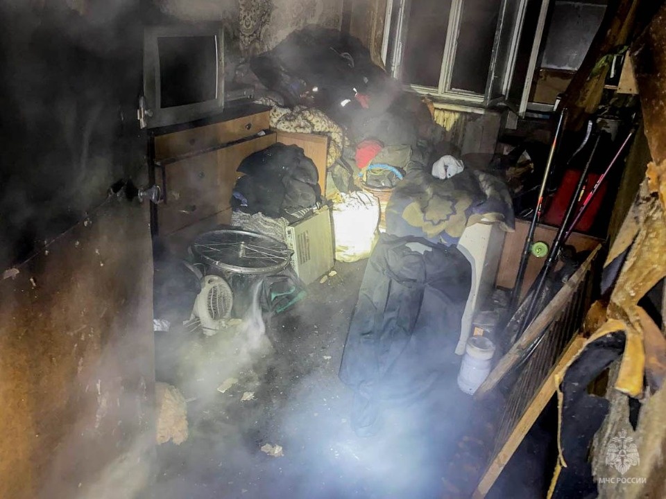 Два человека погибли и один пострадал на пожаре в Новосокольническом округе