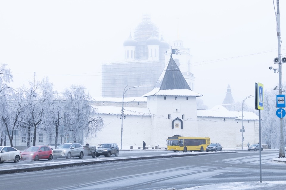 До -14 градусов прогнозируется в Псковской области 30 января