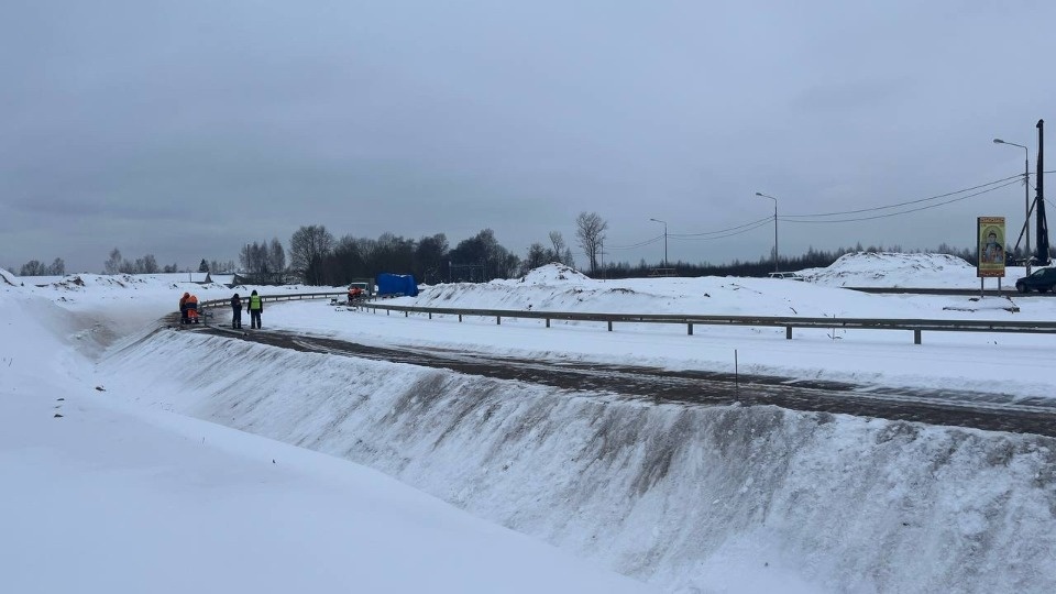 Временный объезд на трассе А-212 «Псков – Изборск» принимает окончательную форму