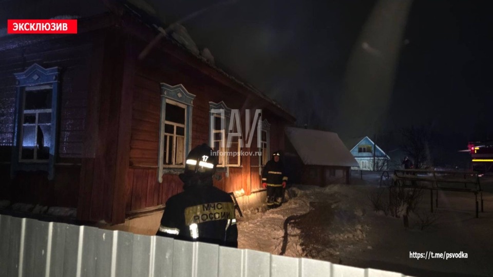 Следователи проводят проверку по факту гибели женщины на пожаре в Невеле