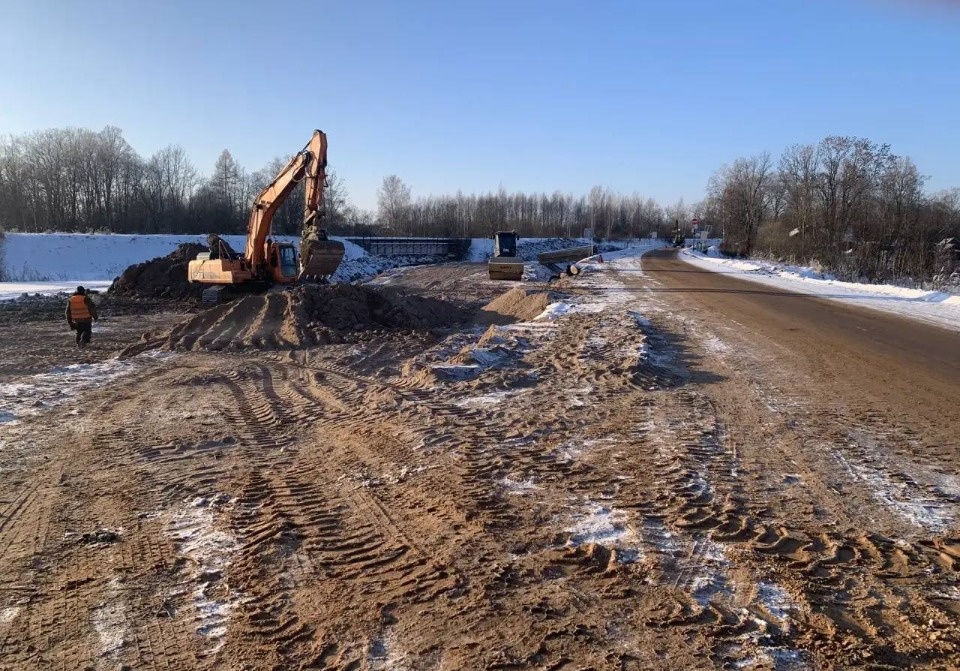 В Пыталовском районе стартовал капремонт моста через реку Кухва