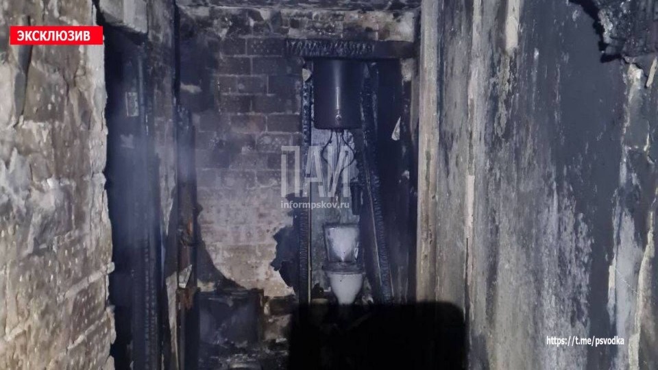 27 человек эвакуировали на пожаре в Плюссе 27 человек эвакуировали на пожаре в Плюссе