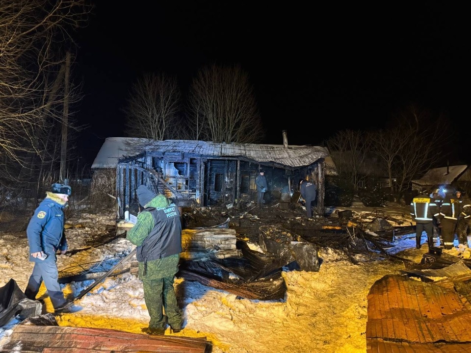 Мать и ребенок погибли на пожаре в Островском районе 