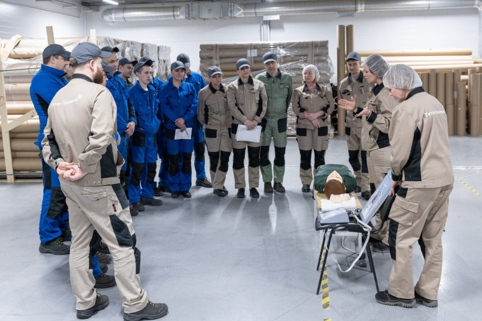 На заводе «Титан-Полимер» внедрили современное оборудование для обучения первой помощи На заводе «Титан-Полимер» внедрили современное оборудование для обучения первой помощи