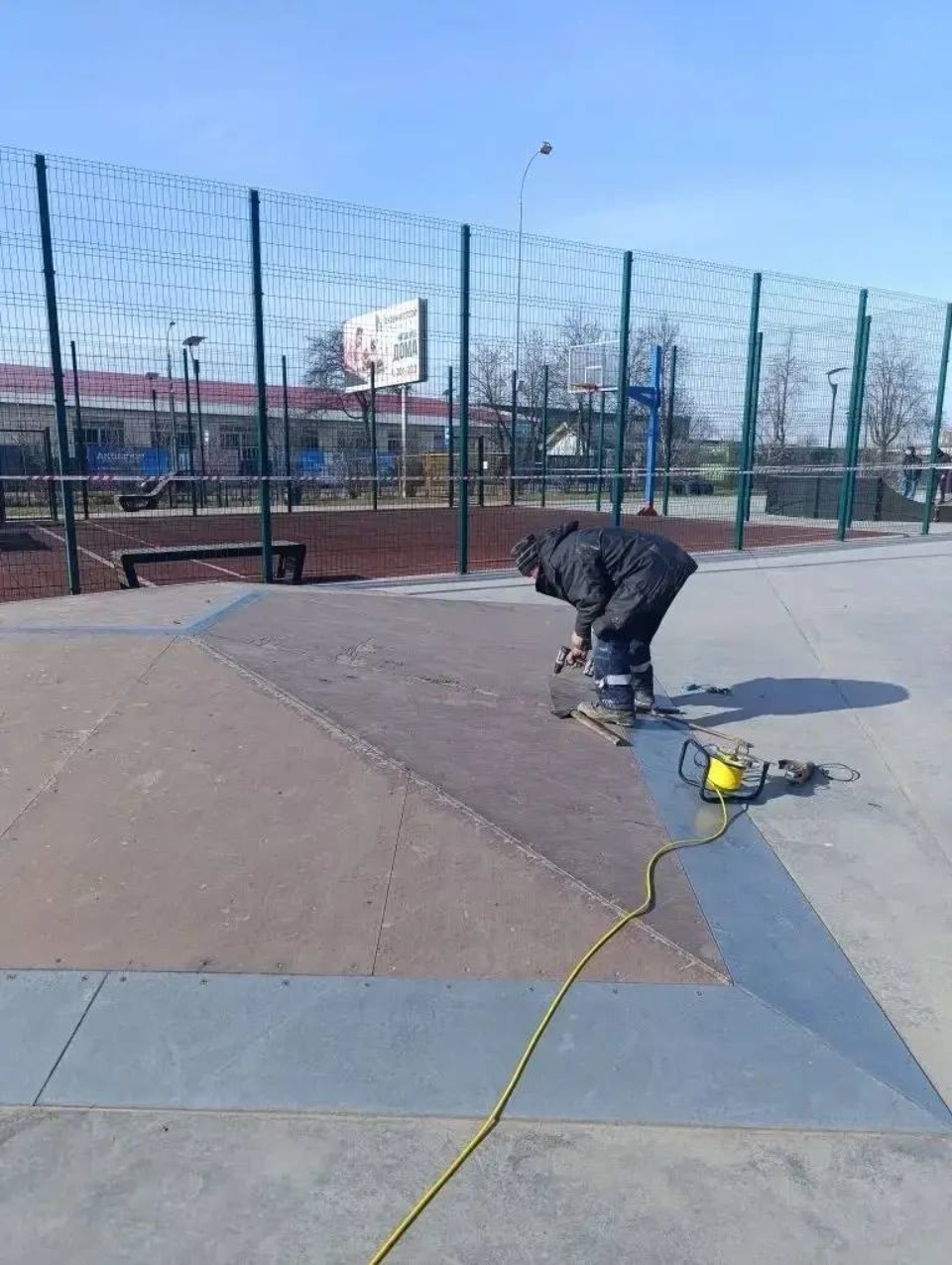 Ремонтные работы проводятся в двух скейт-парках Пскова