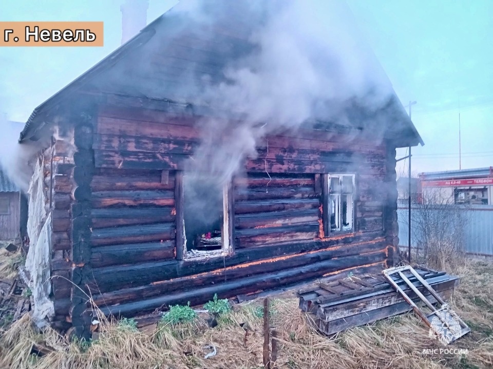 39-летний мужчина погиб при пожаре в жилом доме в Невеле