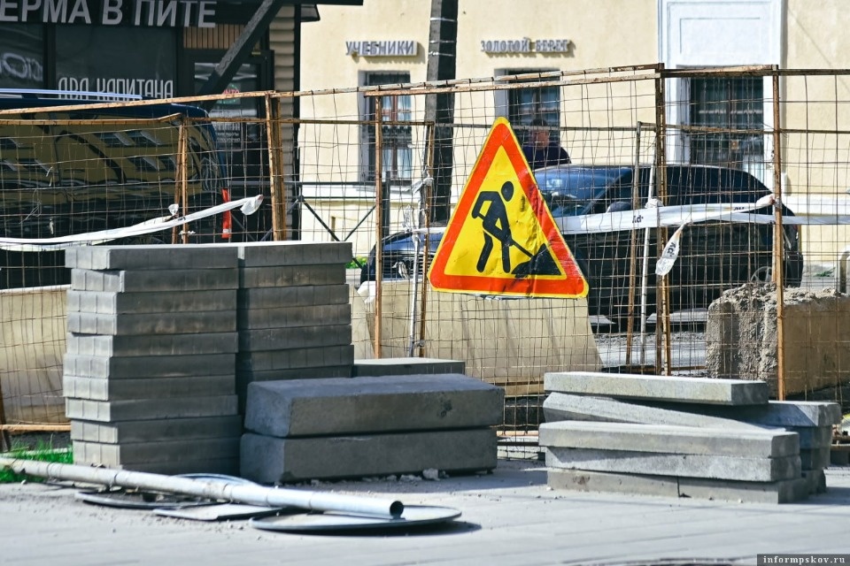 После майских праздников планируют начать ремонт улицы Советской в Пскове