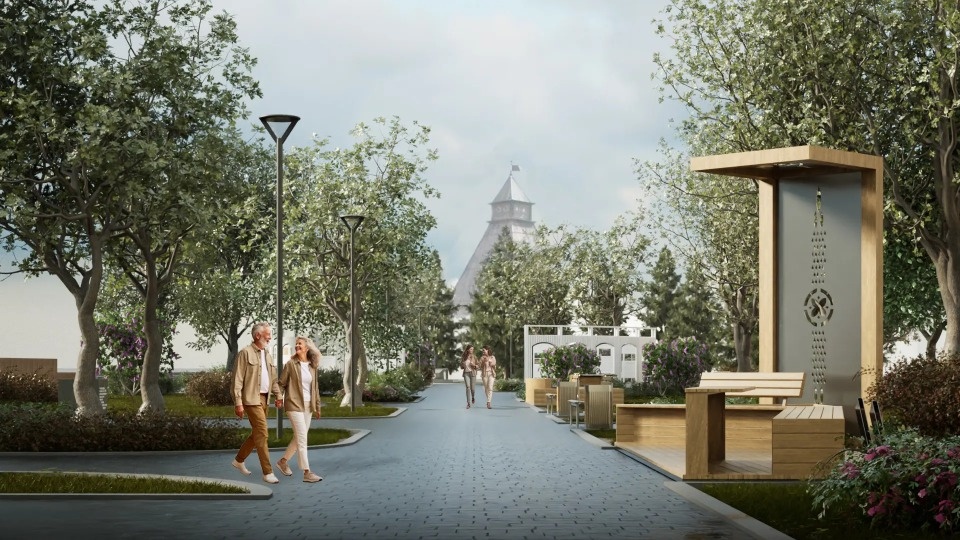 Первые визуализации проекта благоустройства двух скверов представили жителям Пскова