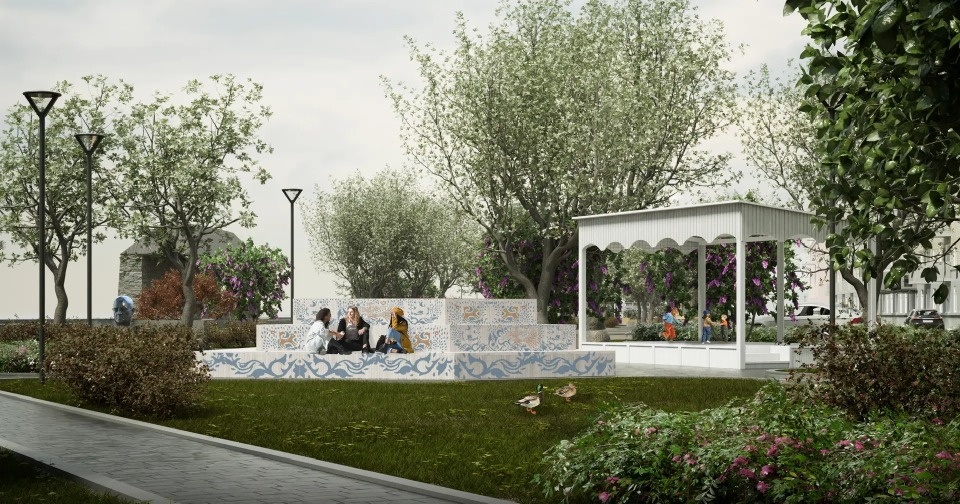 Первые визуализации проекта благоустройства двух скверов представили жителям Пскова