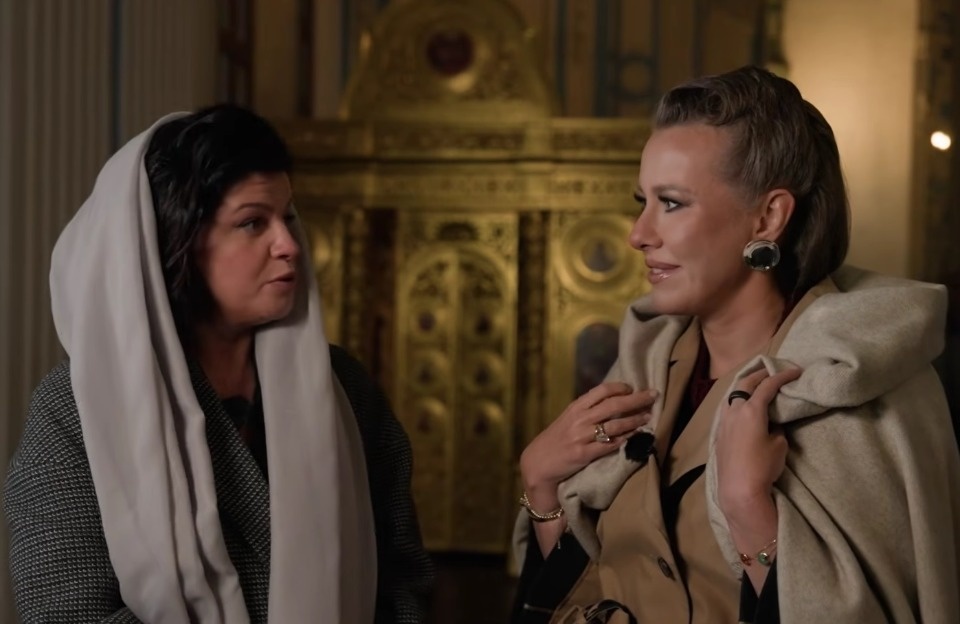 Актриса Агния Кузнецова рассказала Ксении Собчак о посещении Псково-Печерского монастыря