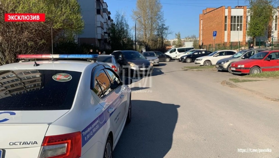 Семилетняя девочка попала под колеса автомобиля в Пскове