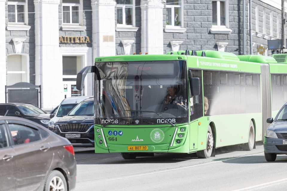 Маршрут следования автобусов изменится в Пскове 26 апреля