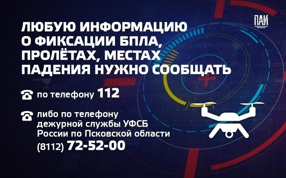 Прошедшей ночью в небе над Псковской областью нейтрализовали более десяти вражеских БПЛА Прошедшей ночью в небе над Псковской областью нейтрализовали более десяти вражеских БПЛА