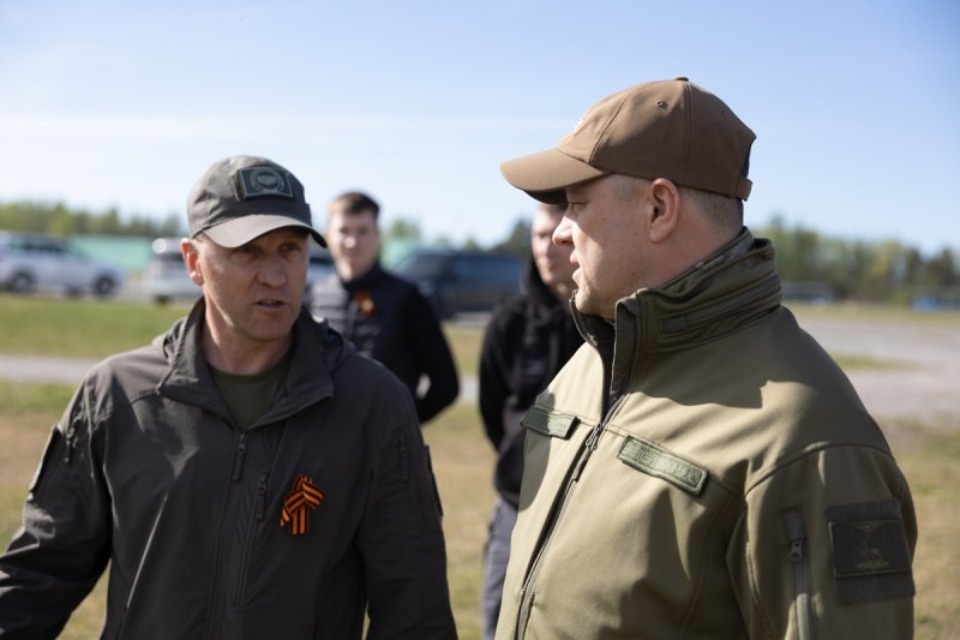 Тренировку с курсантами Центра «Воин» провел Михаил Ведерников