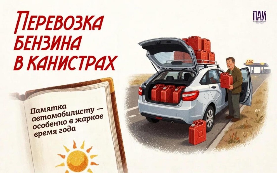 Как безопасно перевозить бензин в канистрах, рассказали псковичам Как безопасно перевозить бензин в канистрах, рассказали псковичам