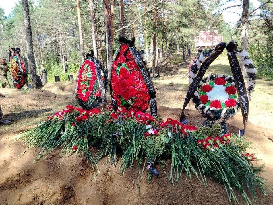 В Невельском районе перезахоронили останки 46 советских военнослужащих