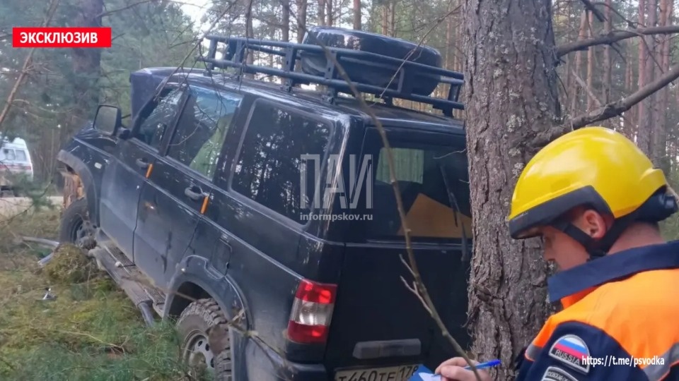 Водитель пострадал в результате ДТП на дороге Гдов – Островцы Водитель пострадал в результате ДТП на дороге Гдов – Островцы