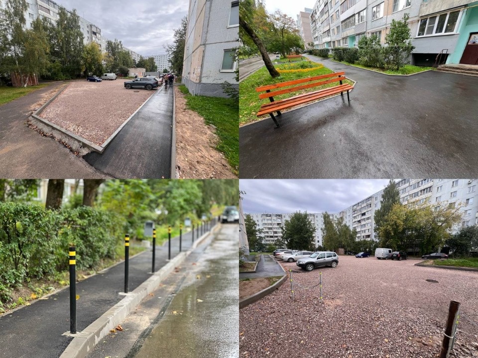 Благоустройство объектов проконтролировал глава Пскова в округе № 9