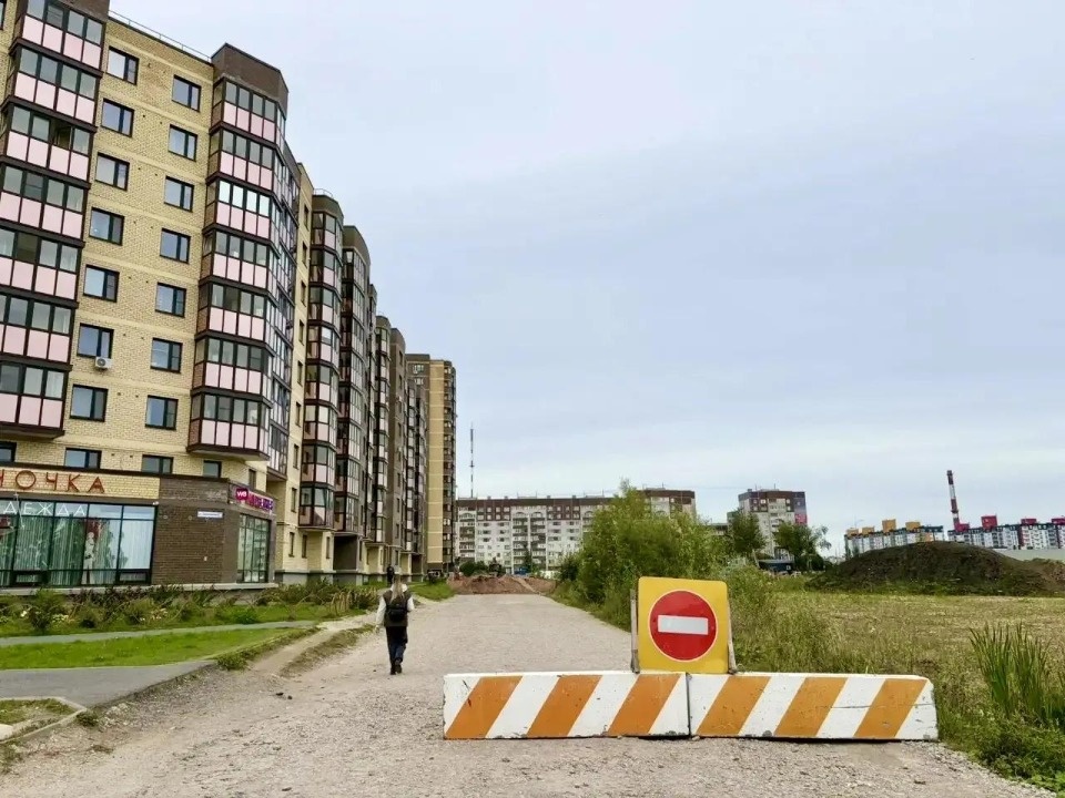 В Псковском районе строят улицу Завеличенскую и дорогу в Хотицах