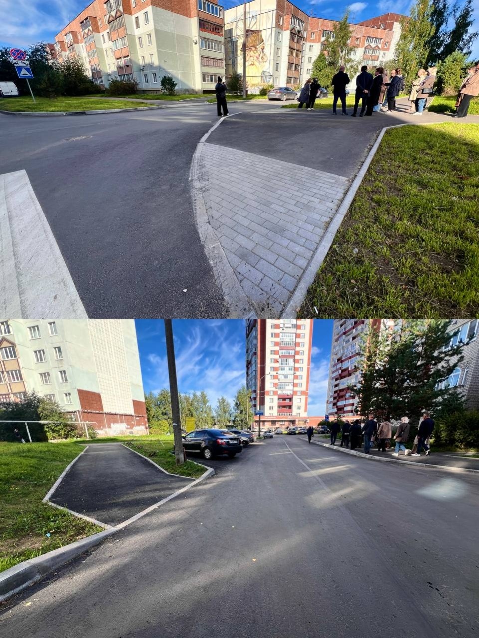 В Пскове отремонтировали проезд на улице Западной