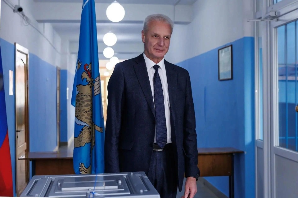 Александр Котов проголосовал на выборах Александр Котов проголосовал на выборах