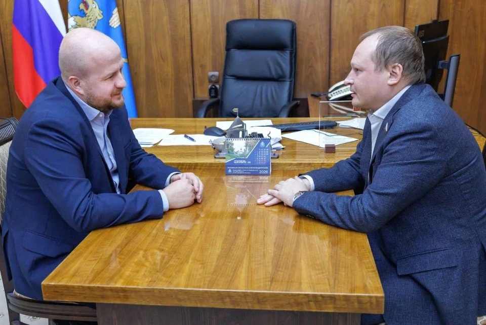 Борис Елкин и Антон Мороз обсудили поддержку спорта в Псковской области