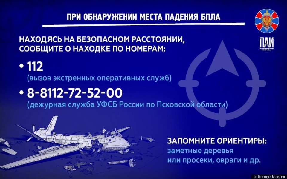 10 беспилотников нейтрализовали в небе над Псковской областью 10 беспилотников нейтрализовали в небе над Псковской областью
